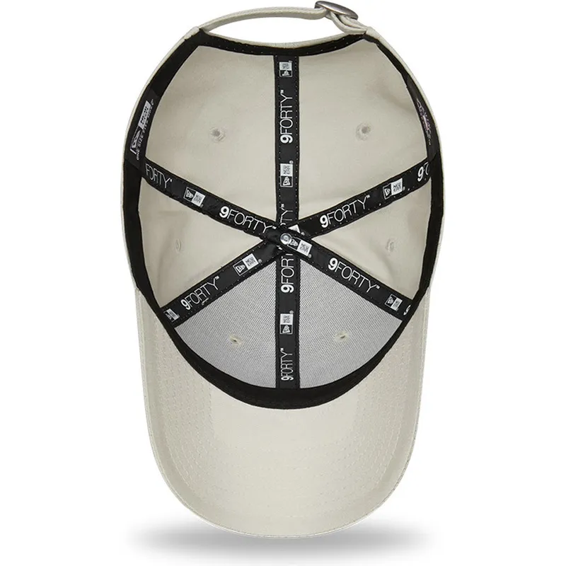 cap-izliekta-beige-adjustable-strap-9forty-league-essential-no-new-york-yankees-mlb-no-new-era
