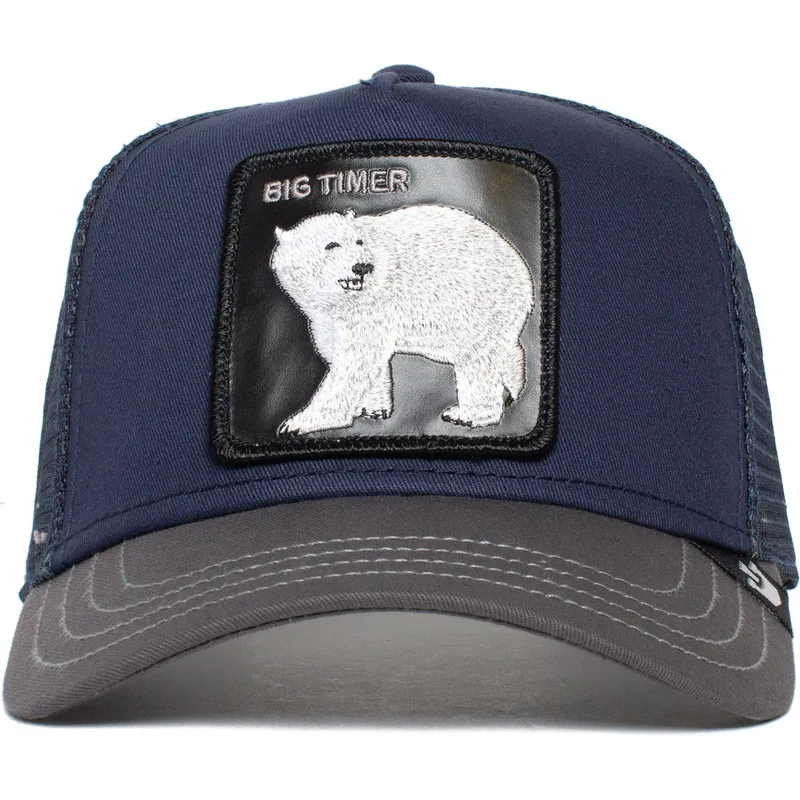 cepur-izliekta-tumsi-zils-snapback-polar-big-timer-iceberg-the-farm-no-goorin-bros