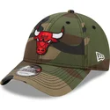 cepur-izliekta-maskesanas-regulejams-9forty-no-chicago-bulls-nba-no-new-era