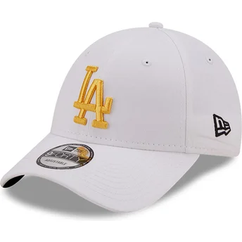 gorra-curva-blanca-ajustable-con-logo-dorado-9forty-stadium-food-de-los-angeles-dodgers-mlb-de-new-era