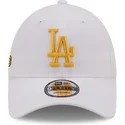 cepur-izliekta-balts-regulejama-lente-dorado-9forty-stadium-food-no-los-angeles-dodgers-mlb-no-new-era