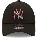 cepur-izliekta-melns-regulejams-9forty-camo-infill-no-new-york-yankees-mlb-no-new-era