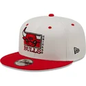 cepur-plakana-balts-snapback-9fifty-white-crown-no-chicago-bulls-nba-no-new-era