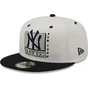 cepur-plakana-balts-snapback-9fifty-white-crown-no-new-york-yankees-mlb-no-new-era