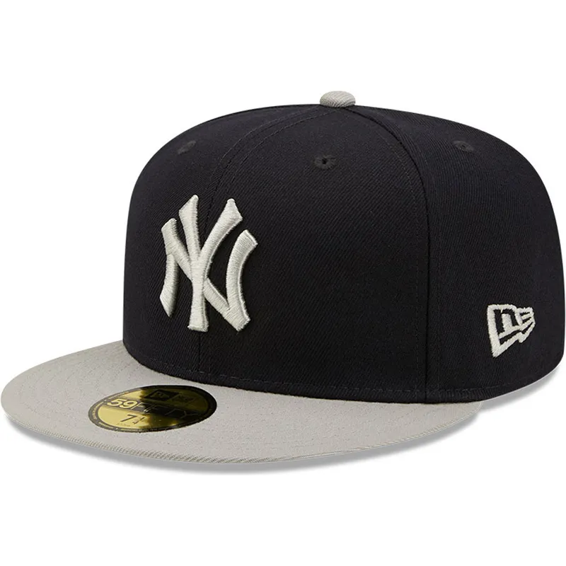 cepur-plakana-tumsi-zils-pieguloss-59fifty-parche-lateral-no-new-york-yankees-mlb-no-new-era