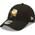 new-era-9forty-verstellbare-schwarze-sporty-kappe-von-spongebob