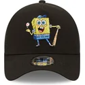 cepur-izliekta-truckeris-melns-snapback-a-frame-sporty-no-spongebob-no-new-era