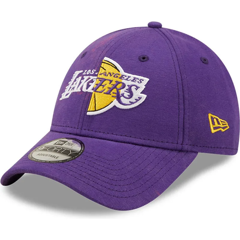cepur-izliekta-violets-regulejams-9forty-washed-pack-split-no-los-angeles-lakers-nba-no-new-era