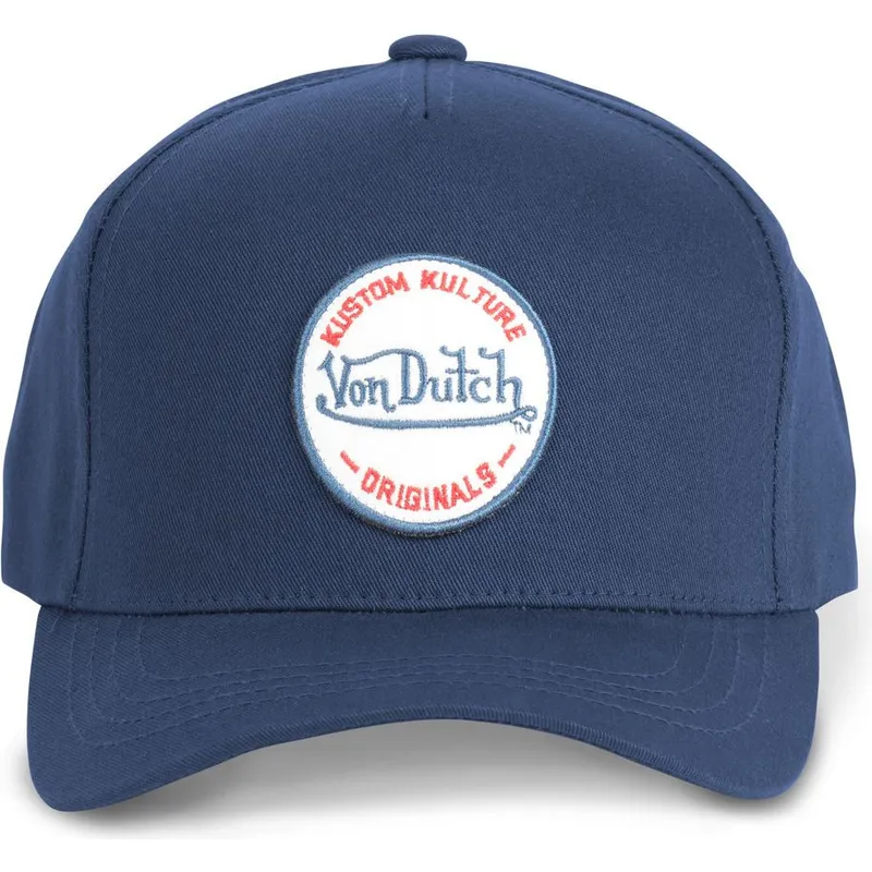 cepur-izliekta-tumsi-zils-snapback-kustom-kulture-col-mar1-no-von-dutch