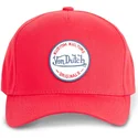 rote-snapback-cap-mit-gebogenem-schirm-kustom-kulture-col-red1-von-von-dutch