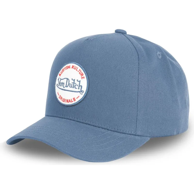 cepur-izliekta-zils-snapback-kustom-kulture-col-ant-no-von-dutch