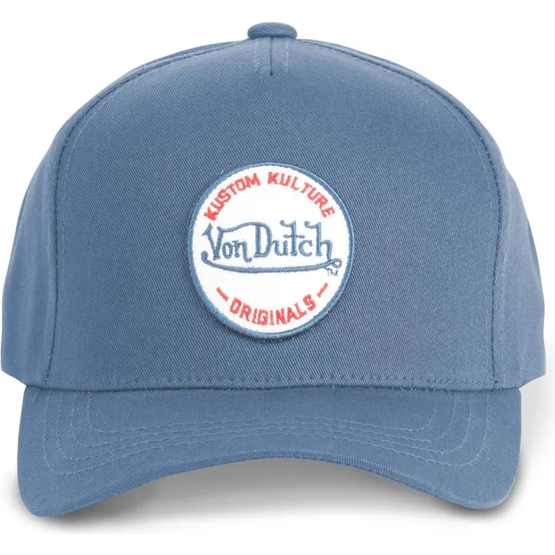 cepur-izliekta-zils-snapback-kustom-kulture-col-ant-no-von-dutch