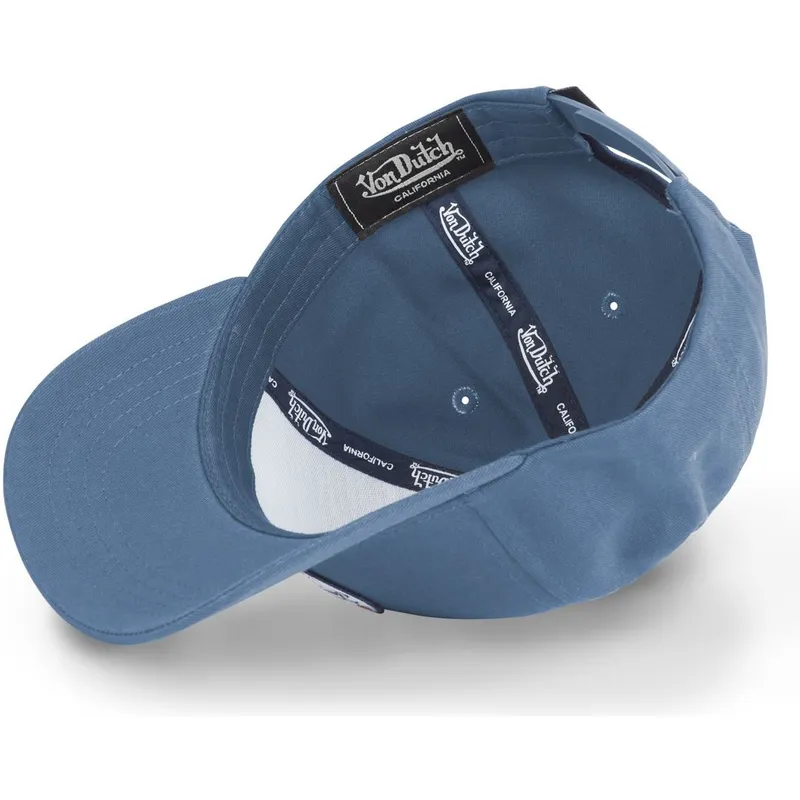 cepur-izliekta-zils-snapback-kustom-kulture-col-ant-no-von-dutch