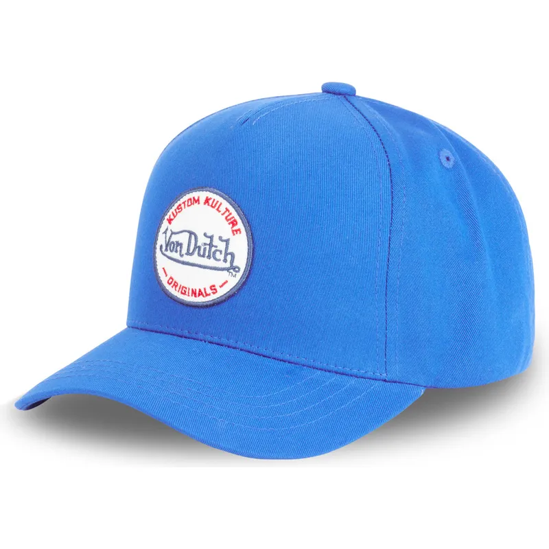 cepur-izliekta-zils-snapback-kustom-kulture-col-rblu-no-von-dutch