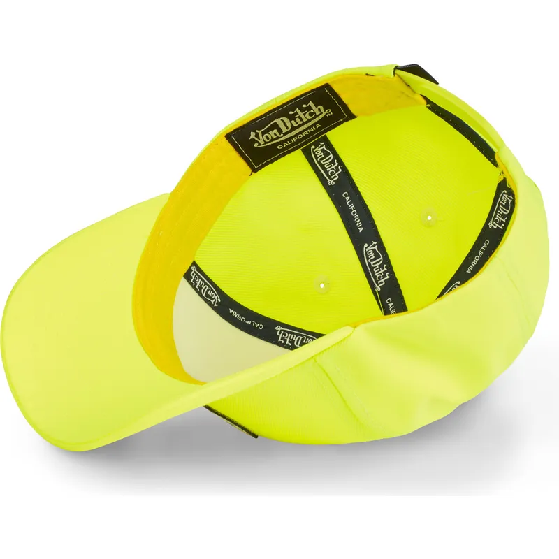 gelbe-gebogene-snapback-kappe-kustom-kulture-col-yel1-von-von-dutch