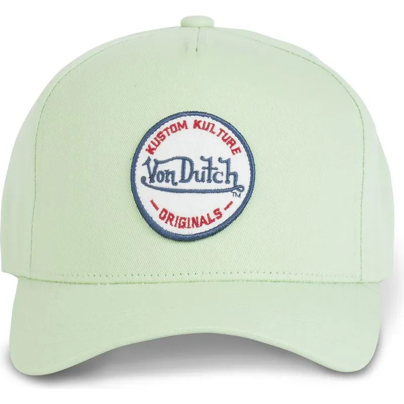 cepur-izliekta-zals-snapback-kustom-kulture-col-mint-no-von-dutch
