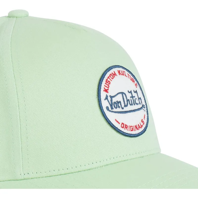 cepur-izliekta-zals-snapback-kustom-kulture-col-mint-no-von-dutch