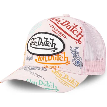 Cepur izliekta rozā snapback BRA PIN no Von Dutch