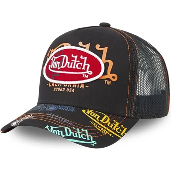 Cap izliekta black snapback no Von Dutch