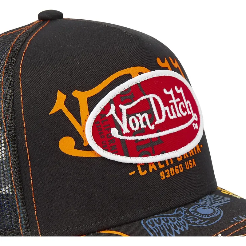 cap-izliekta-black-snapback-no-von-dutch