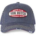 czapka-z-daszkiem-niebieska-jeansowa-moto-club-moto-von-dutch
