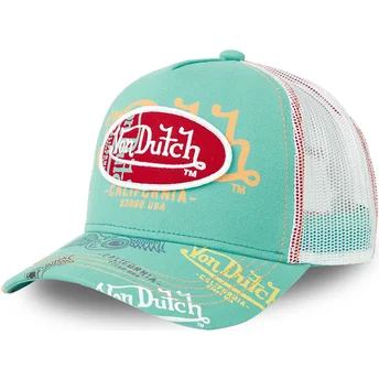 Niebiesko-biała czapka trucker BRA GRE2 od Von Dutch