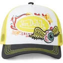 gorra-trucker-blanca-amarilla-y-negra-pat-yel-de-von-dutch