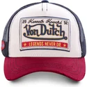 gorra-trucker-blanca-azul-marino-y-roja-legends-never-die-cas-wb07-de-von-dutch