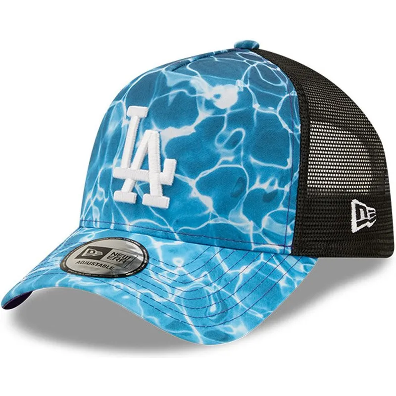 cepur-izliekta-truckeris-zils-snapback-a-frame-summer-city-no-los-angeles-dodgers-mlb-no-new-era