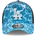 blaue-trucker-cap-a-frame-summer-city-los-angeles-dodgers-mlb-von-new-era