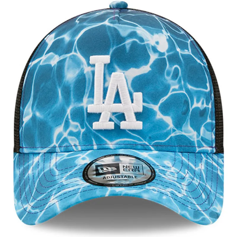 cepur-izliekta-truckeris-zils-snapback-a-frame-summer-city-no-los-angeles-dodgers-mlb-no-new-era