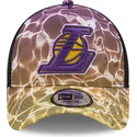 cepur-izliekta-truckeris-daudzkrasains-snapback-a-frame-summer-city-no-los-angeles-lakers-nba-no-new-era