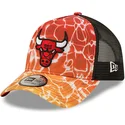 cepur-izliekta-truckeris-oranzs-snapback-a-frame-summer-city-no-chicago-bulls-nba-no-new-era