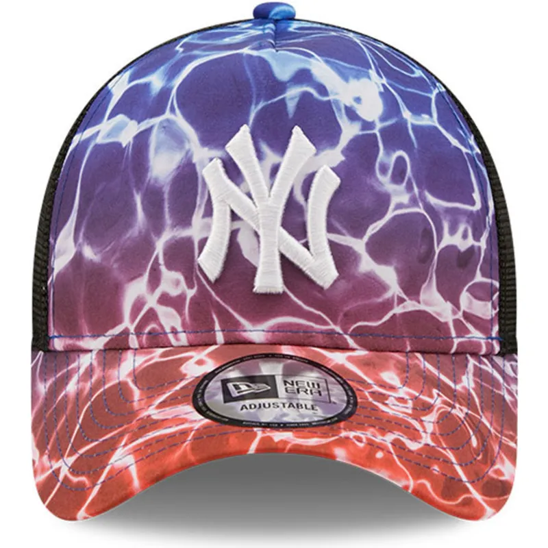cepur-izliekta-truckeris-daudzkrasains-snapback-a-frame-summer-city-no-new-york-yankees-mlb-no-new-era