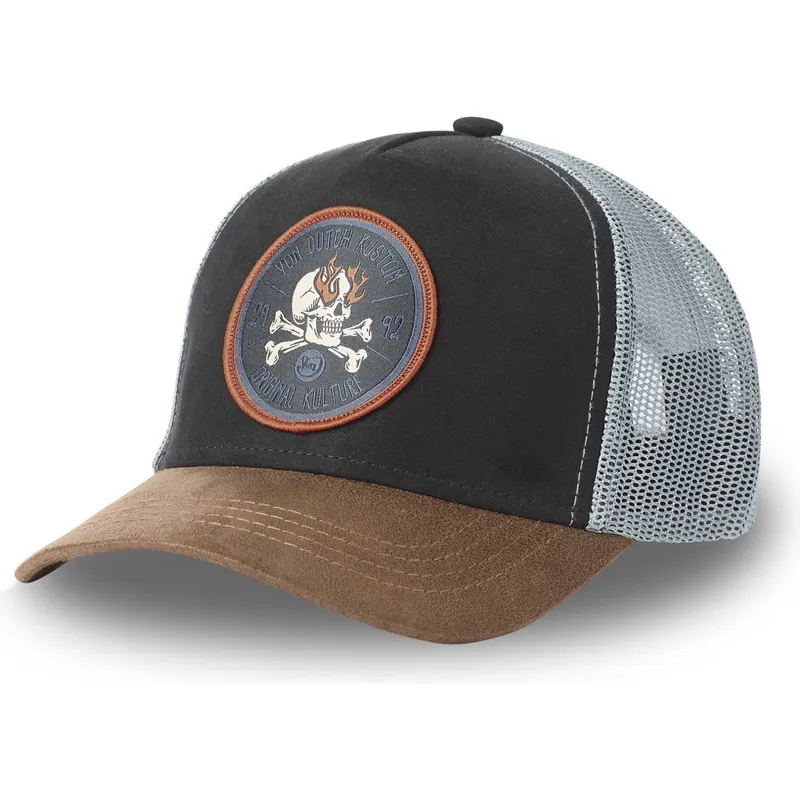 cepur-izliekta-truckeris-melns-snapback-kustom-kulture-skull-sku-no-von-dutch cepur-izliekta-truckeris-melns-snapback-kustom-kulture-skull-sku-no-von-dutch