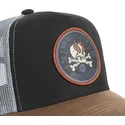 cepur-izliekta-truckeris-melns-snapback-kustom-kulture-skull-sku-no-von-dutch