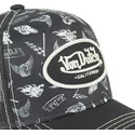 casquette-trucker-noire-tat05-von-dutch