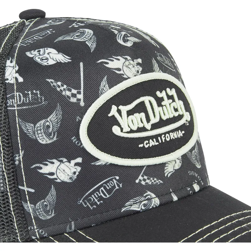 cepur-izliekta-truckeris-melns-snapback-tat05-no-von-dutch