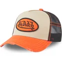 cepur-izliekta-truckeris-oranzs-snapback-ora-no-von-dutch