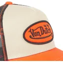 gorra-trucker-blanca-negra-y-naranja-sum-ora-de-von-dutch