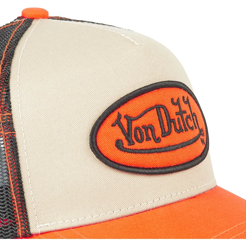 cepur-izliekta-truckeris-oranzs-snapback-ora-no-von-dutch