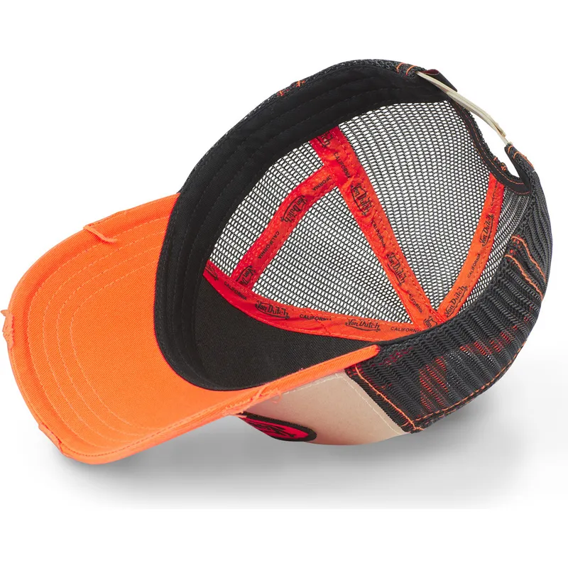cap-izliekta-orange-snapback-no-von-dutch