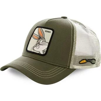 Capslab Bugs Bunny BUN2 Looney Tunes Trucker Cap grün
