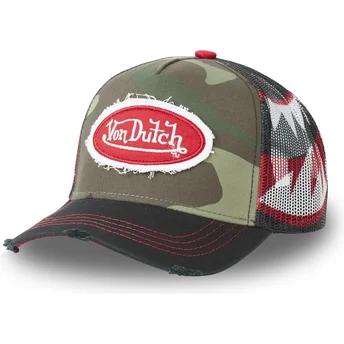 Cepur izliekta šoferis maskēšanas snapback no Von Dutch