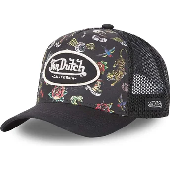 Cap izliekta black snapback no Von Dutch