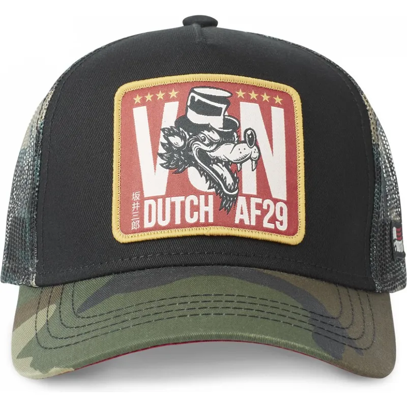 cepur-izliekta-truckeris-melns-snapback-wolf-no-von-dutch