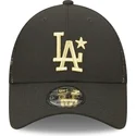 schwarze-trucker-kappe-mit-goldenem-logo-9forty-all-star-game-los-angeles-dodgers-mlb-von-new-era