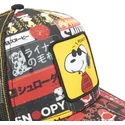 cepur-izliekta-truckeris-melns-snapback-joe-cool-pea-sam1-snoopy-zemesrieksti-no-capslab