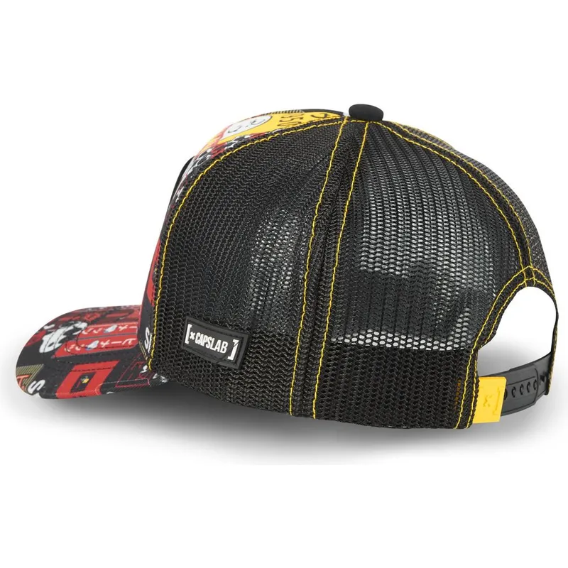 cepur-izliekta-truckeris-melns-snapback-joe-cool-pea-sam1-snoopy-zemesrieksti-no-capslab