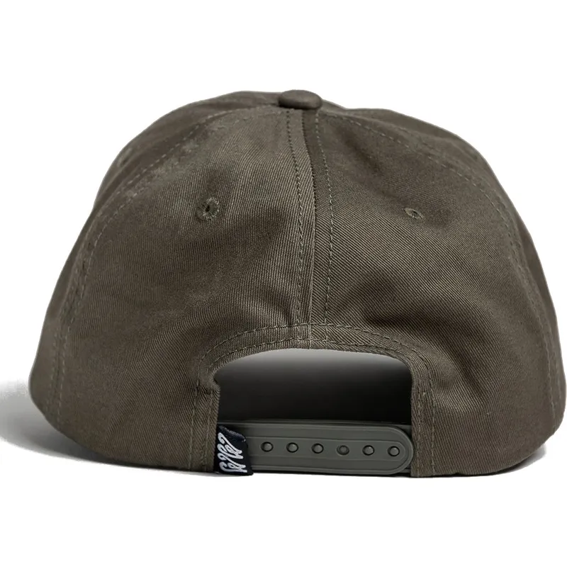 braune-gebogene-snapback-kappe-commando-ww14-von-wheels-and-waves
